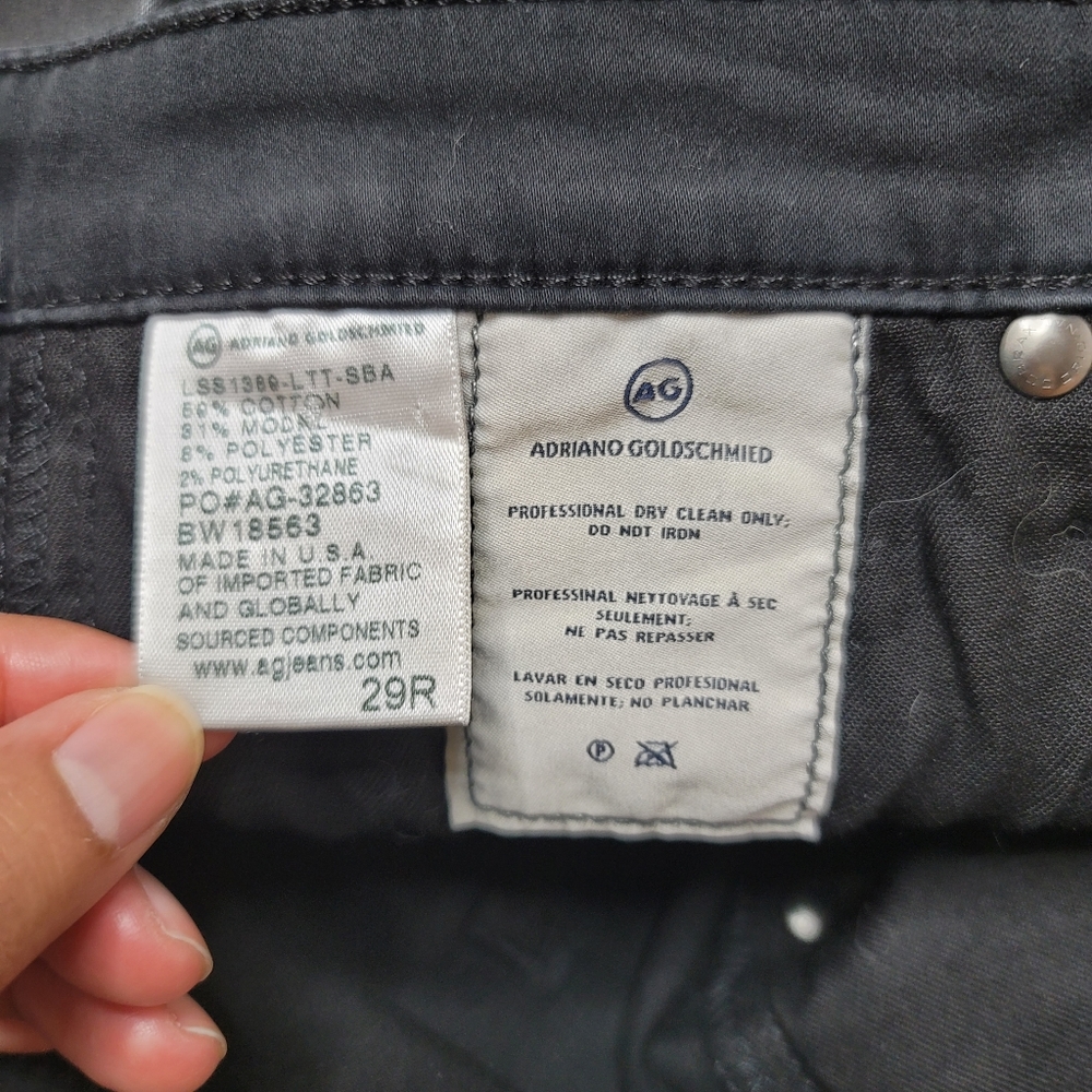 AG Adriano Goldschmied The Legging Ankle Super Skinny Ankle Jeans Size 29R - Picture 9 of 14